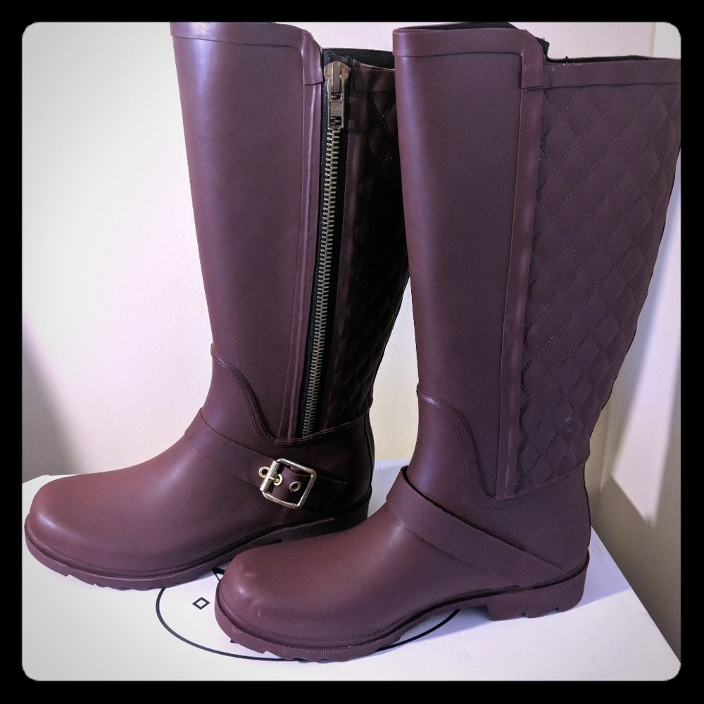 Steve Madden Red Northpol Rain Boots 8